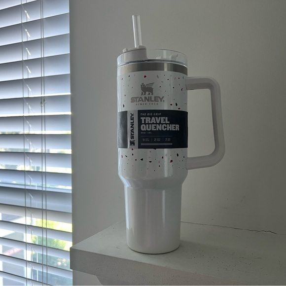 RARE 🎉 Confetti Stanley 40oz Adventure Quencher Travel Tumbler Cup Terrazzo NWT - Picture 5 of 12